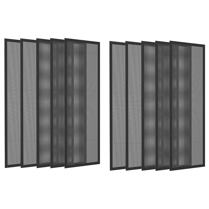 LICG Floor Vent Covers 4X10inch Magnetic - 10 Pack Air Vent Filters Mesh Screen Dust Filter Vent Register Deflectors For Home