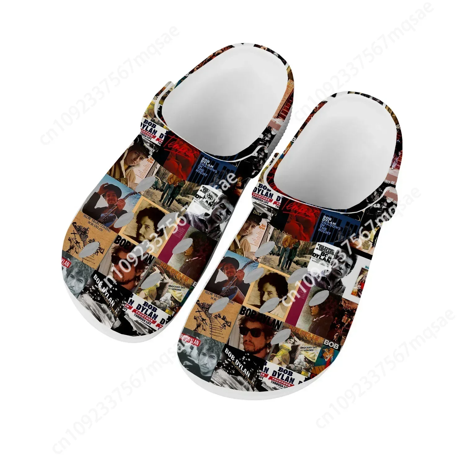 Bob Dylan Rock Singer Songwriter Home Clogs Custom Water Shoes Mens Womens Teenager Shoes Clog Breathable Beach Hole Slippers