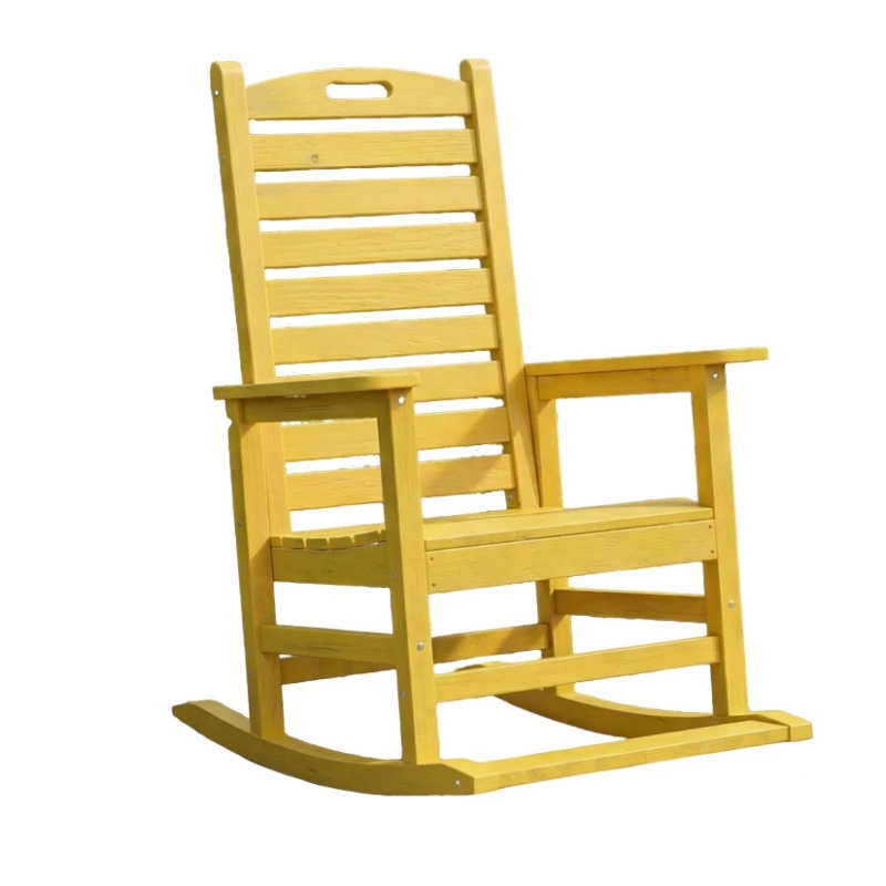 Rocking chair horizontal recliner retro rocking chair adult sleeping living room home lazy sofa balcony leisure chair
