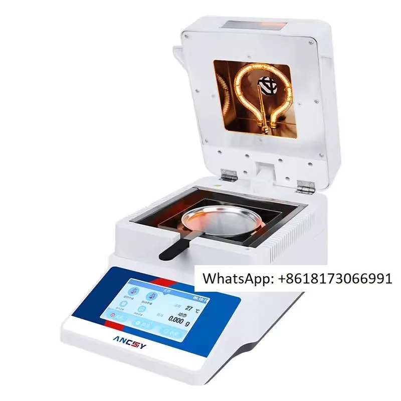 Aixi Rapid Moisture Tester Fully Automatic Tea and Grain Halogen Moisture Tester High Precision Moisture Tester