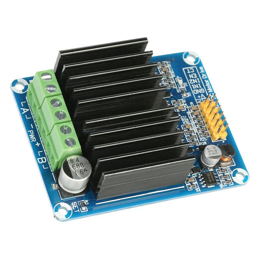 Dual Channel DC Motor Speed Reversible Controller Driver H Bridge Driver Motor Robot Stepper Controller DC 5V-12V for Arduino