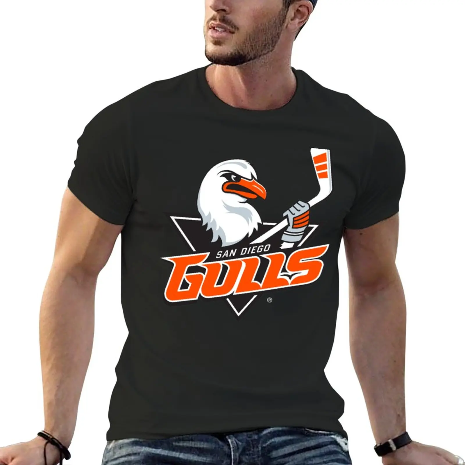 New Gulls San Diego T-Shirt funny t shirt Oversized t-shirt Men's t shirts