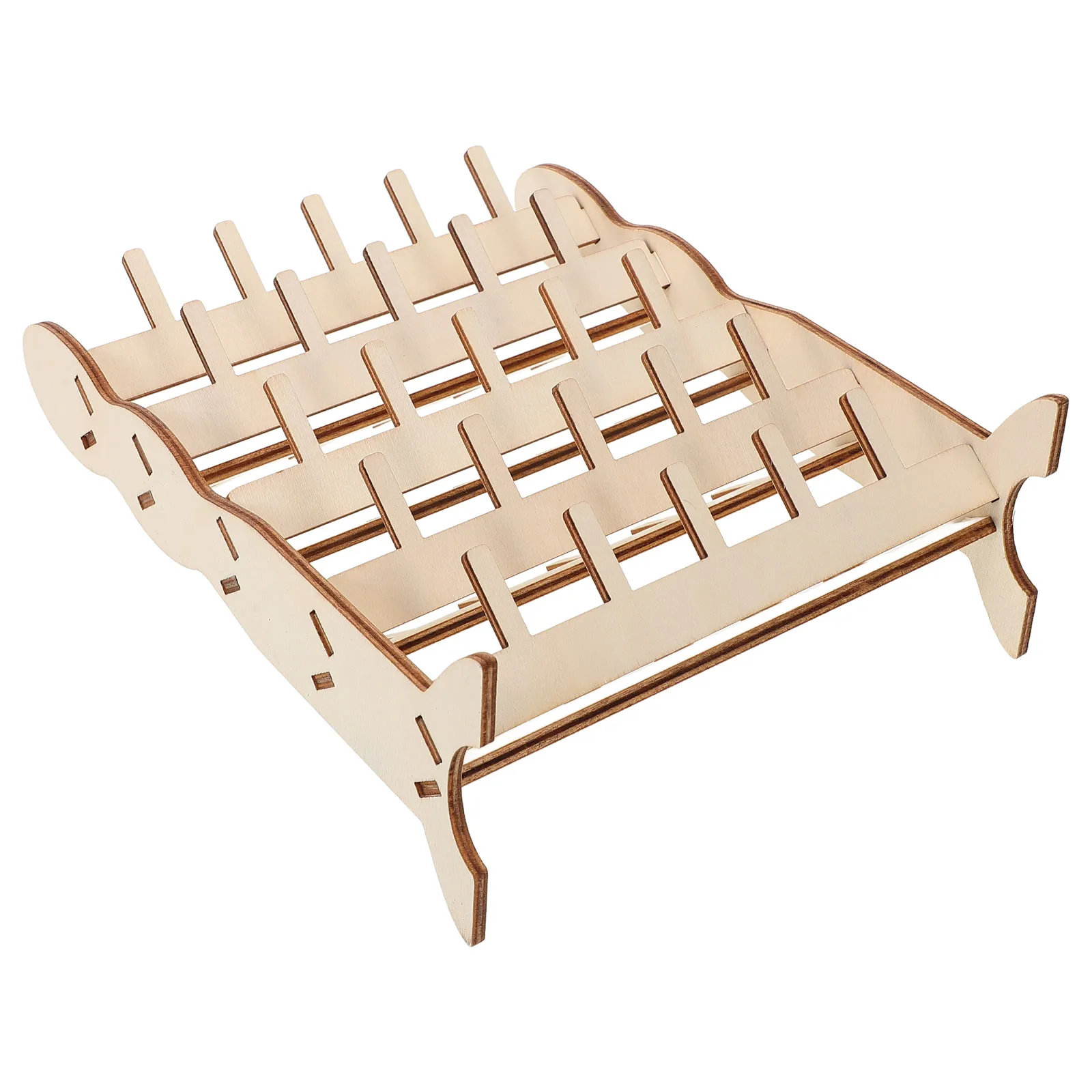 

Detachable Wooden Organizer Spool Storage Holder For Sewing Embroidery Diy Projects Portable Bobbin Rack Display Stand Spool