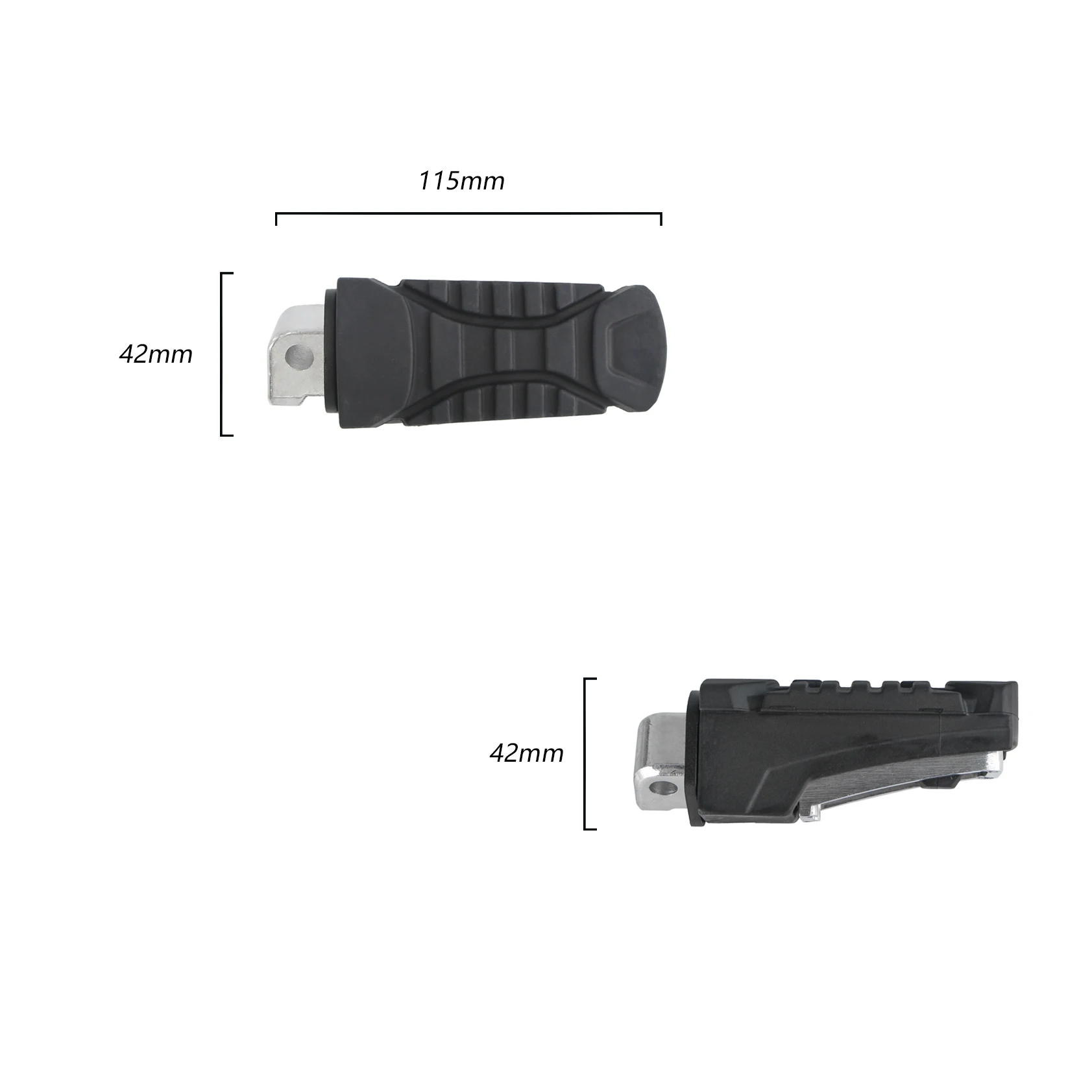 Rear Passenger Footrest Foot Pegs For BMW R1200GS LC ADV S1000XR R 1200 GS Adventure Aluminum Footpeg Bracket Rubber Cover