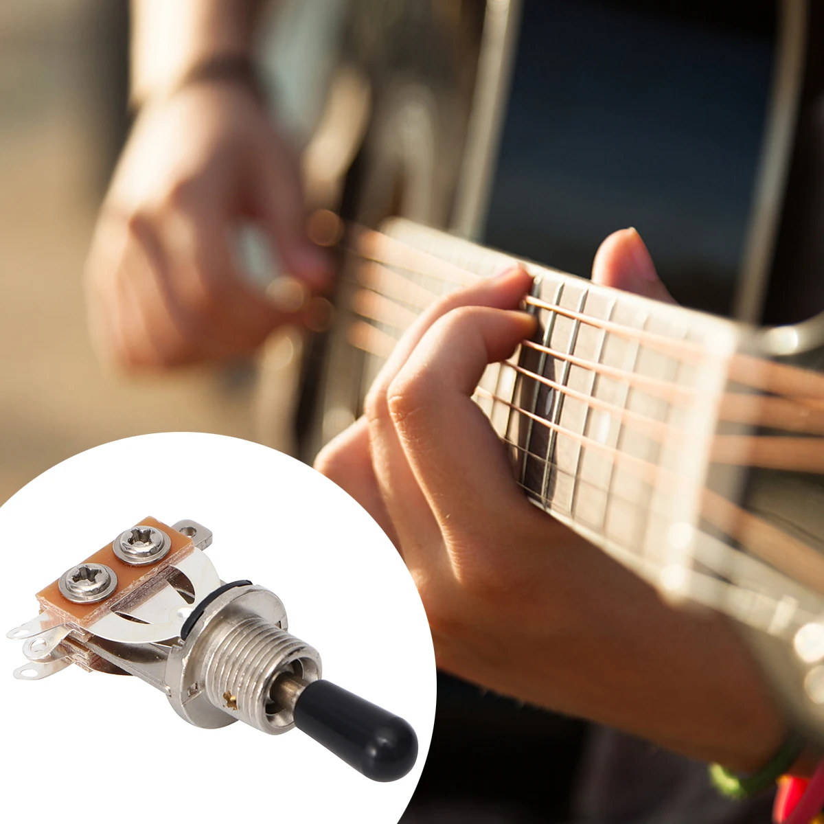 Micros de guitare acoustiques, son de commutation, micro à 3 niveaux, bouton à 3 vitesses pour