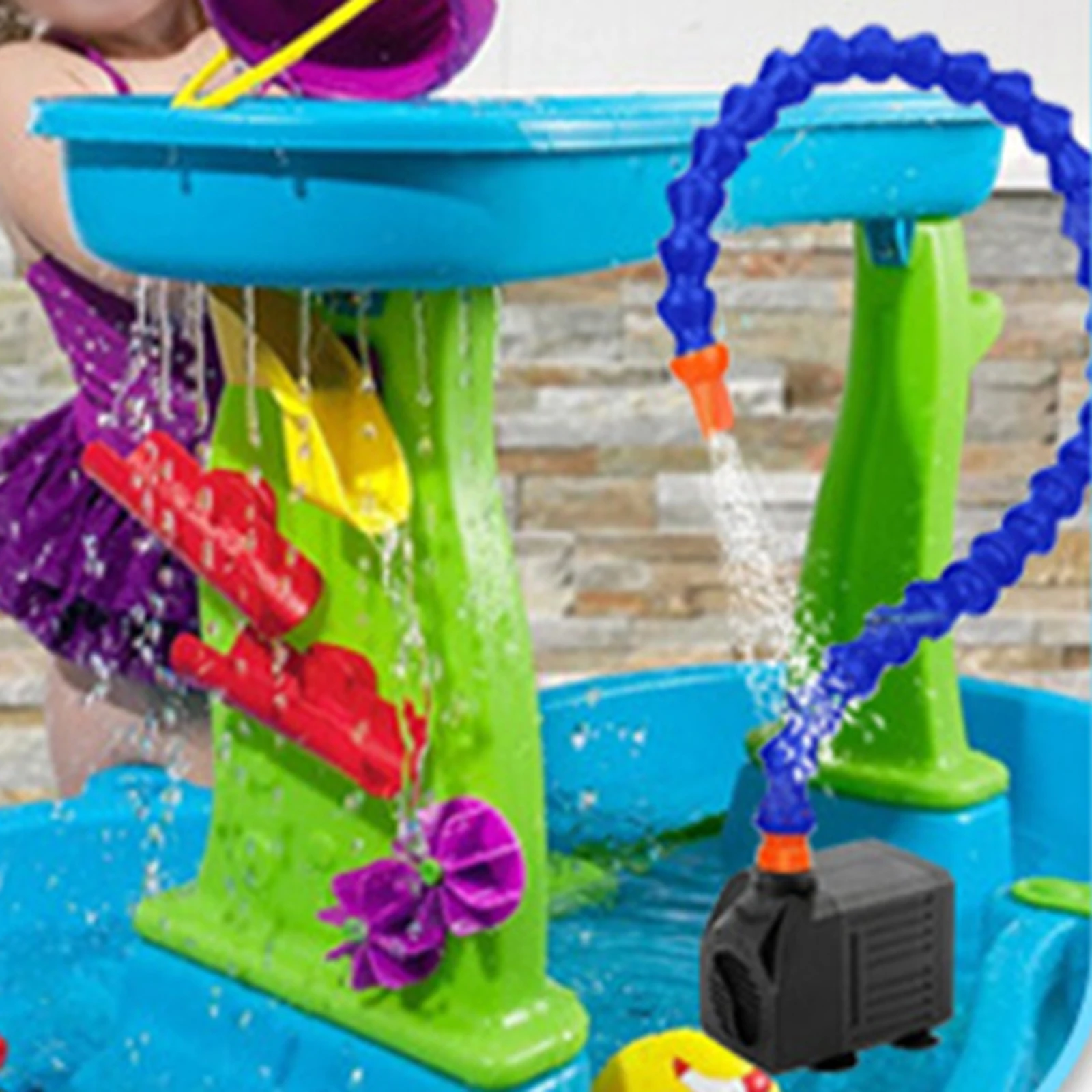 Pompe à Eau Portable Pour Tout-petits – Jeu D’eau Interactif, ABS, 2h D’autonomie, Sans Fil