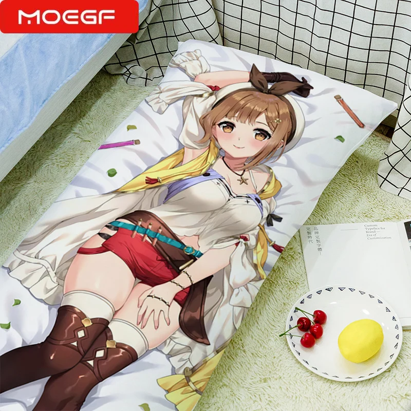 Anime Dakimakura Body Pillow Case Atelier Ryza Reisalin Stout Plush Hugging Pillowcase