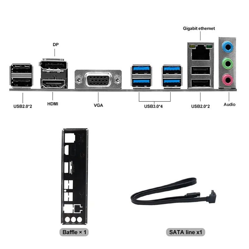 Placa-mãe JGINYUE B650M PRO AMD AM5 Gaming MATX AMD B650 DDR5 4800 a 6000 + MHz