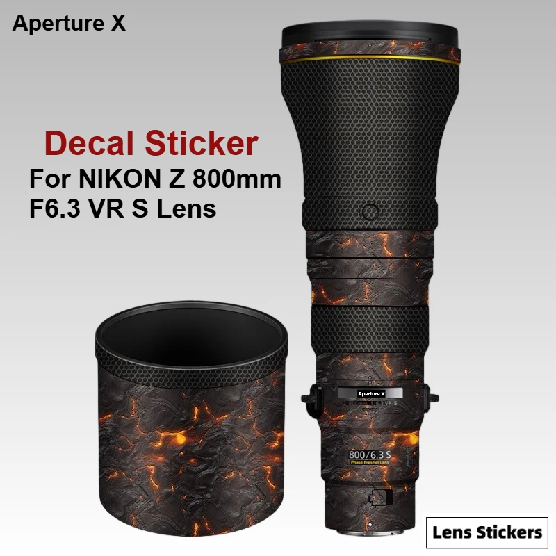 

Для NIKON Z 800 мм F6.3 VR S защитная пленка для объектива от царапин, защитная пленка для тела, наклейка NIKKOR Z800mm Z800 F/6.3 F6.3S