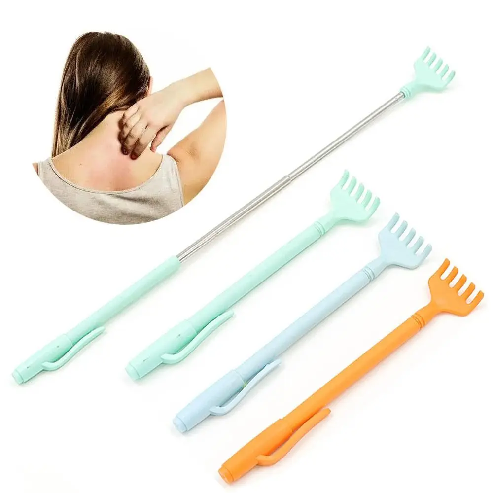 High-quality Telescopic Back Scratcher Pen Clip Type Portable Back Massager Health Care Itch Scratcher