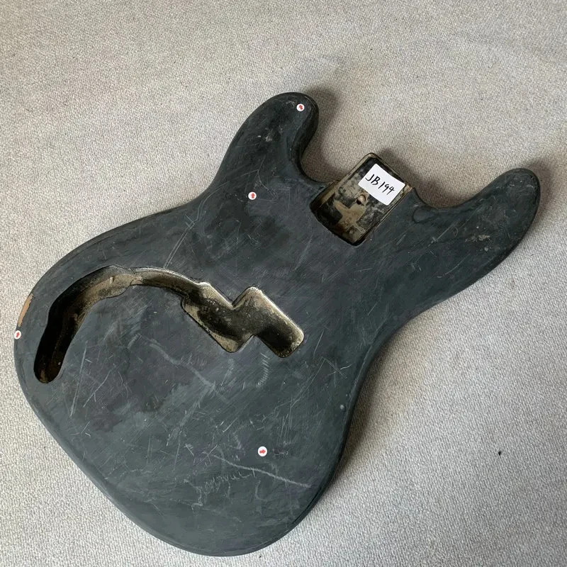 

Корпус для электрогитары/бас-гитары JB194 для левшей, 4- или 5-струнный, черный, из массива дерева, для замены и самостоятельной сборки, с возможностью покраски и устранения царапин