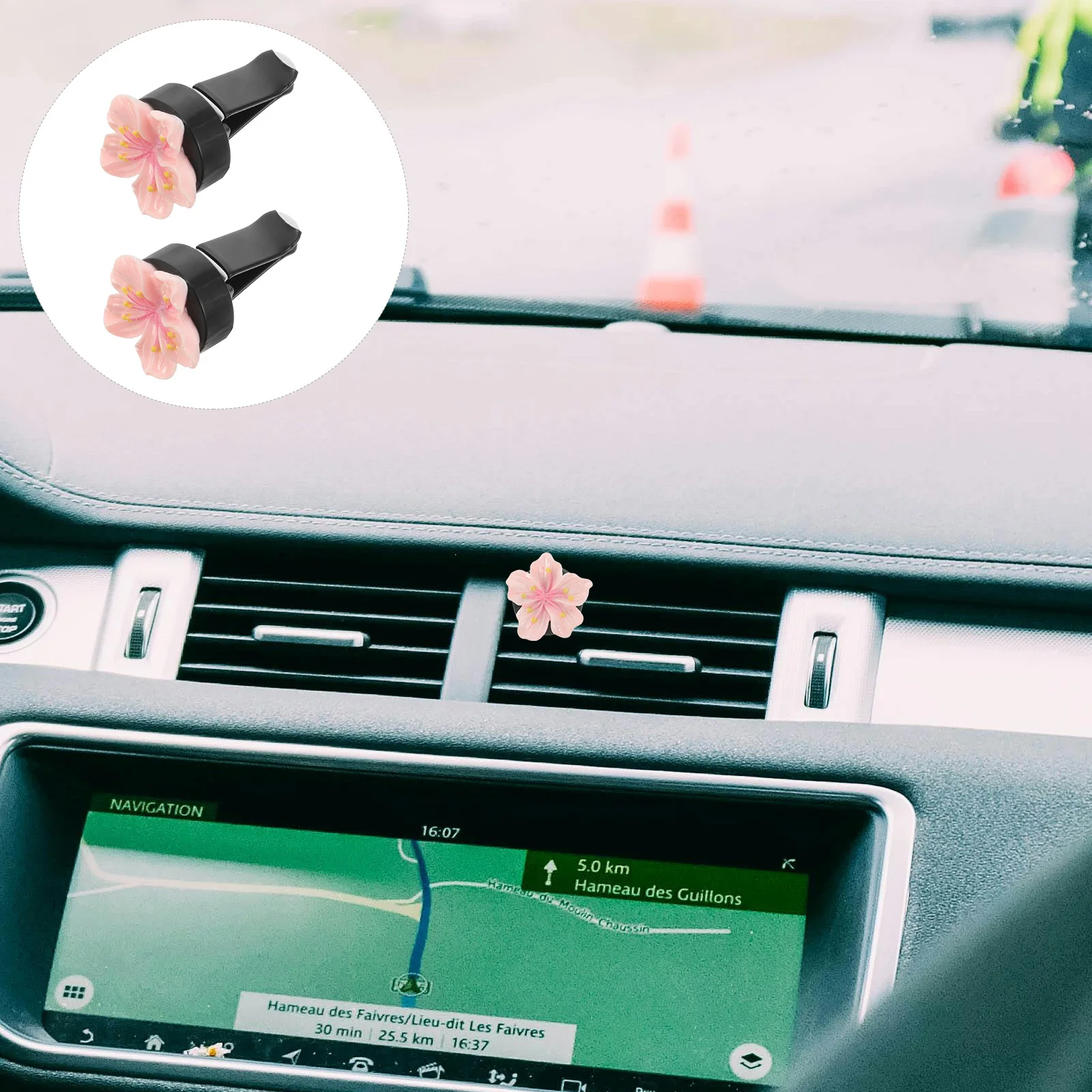 

Car Air Freshener Clip Flower Design Auto Vent Clip Air Freshener For Car Accessories Cute Outlet Clips Decorative Vent