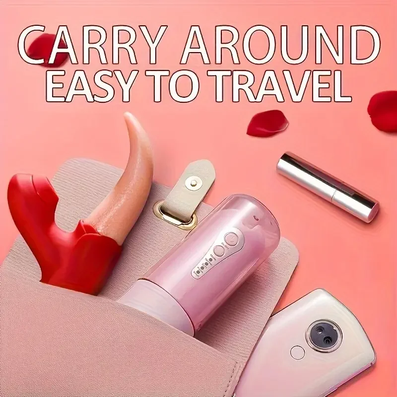 ดูด Rose Vibrator สําหรับผู้หญิงลิ้นเลียกระตุ้น Clitoral หัวนมนวดหญิงผู้ใหญ่สินค้าของเล่น