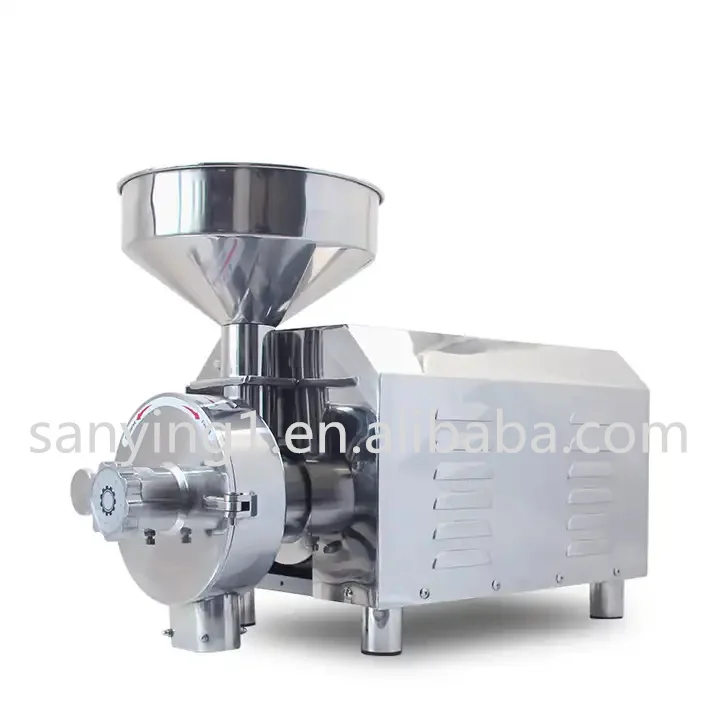 Industrial Stainless Steel Wheat Sesame Mill Grinder Cocoa Bean  Spice Powder Pulverizer