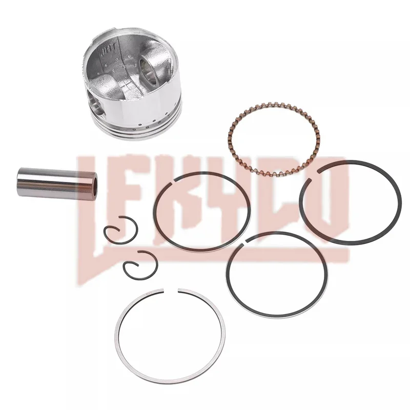 Motorcycle Engine Parts Moped Scooter ATV Pit Bike 4 Stroke for GY6 50CC 60CC 80CC 100CC 125CC 150CC Piston Rings Pin 13mm Kit