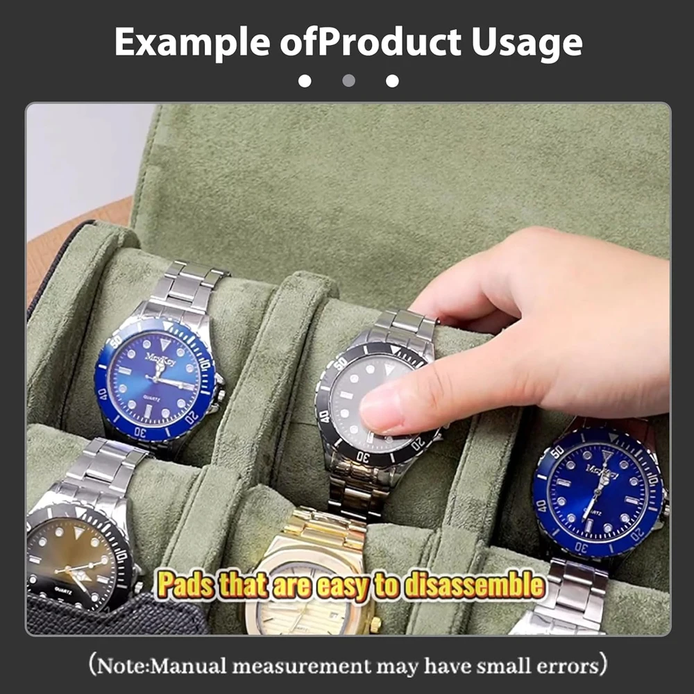 6 Watch Travel Cases  PU Leath - огляд і ціна Watch Display Box
