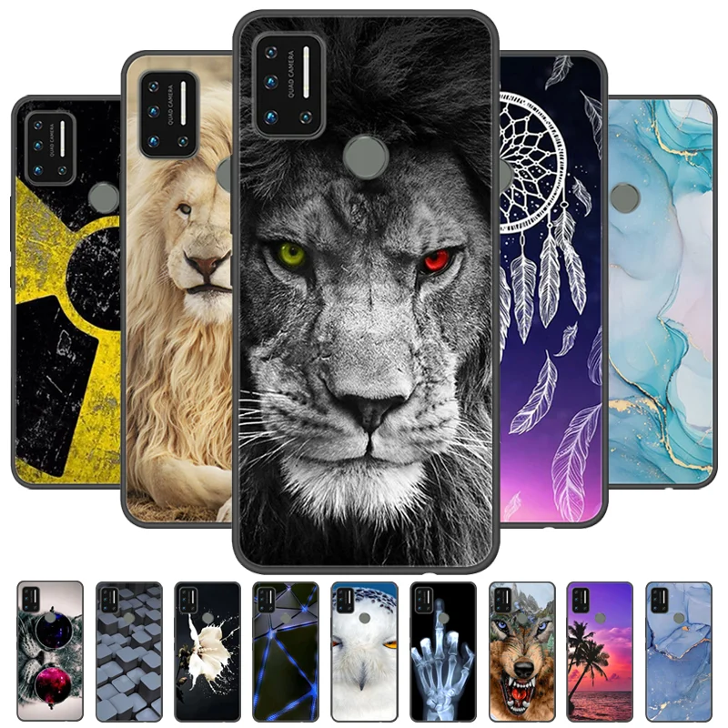 Cases For UMIDIGI A7 Soft Silicone Art Design Pattern Protective Back Cover For Umidigi A 7 Shockproof Couqe Bumper Shell