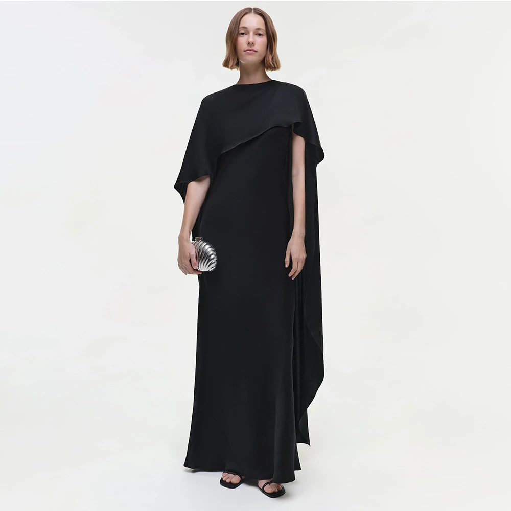 

Customized Cap Sleeves Mother of the Birde Dresses 2 Pcs Elegant Luxury Evening Dress for Women Wedding Guest Long Prom Gowns