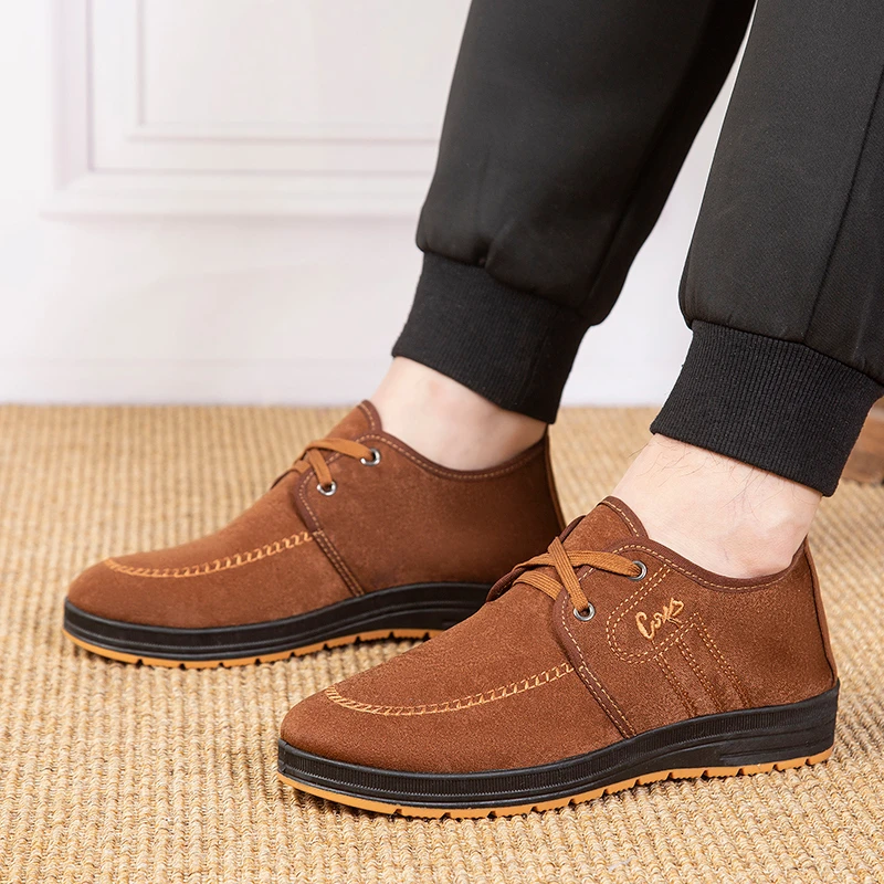 Summer Anti Wear Cloth Slip On Shoes for Men Stretch Knit Upper Flexible Flat Outsole Daily Outdoor Relax Footwear view 4