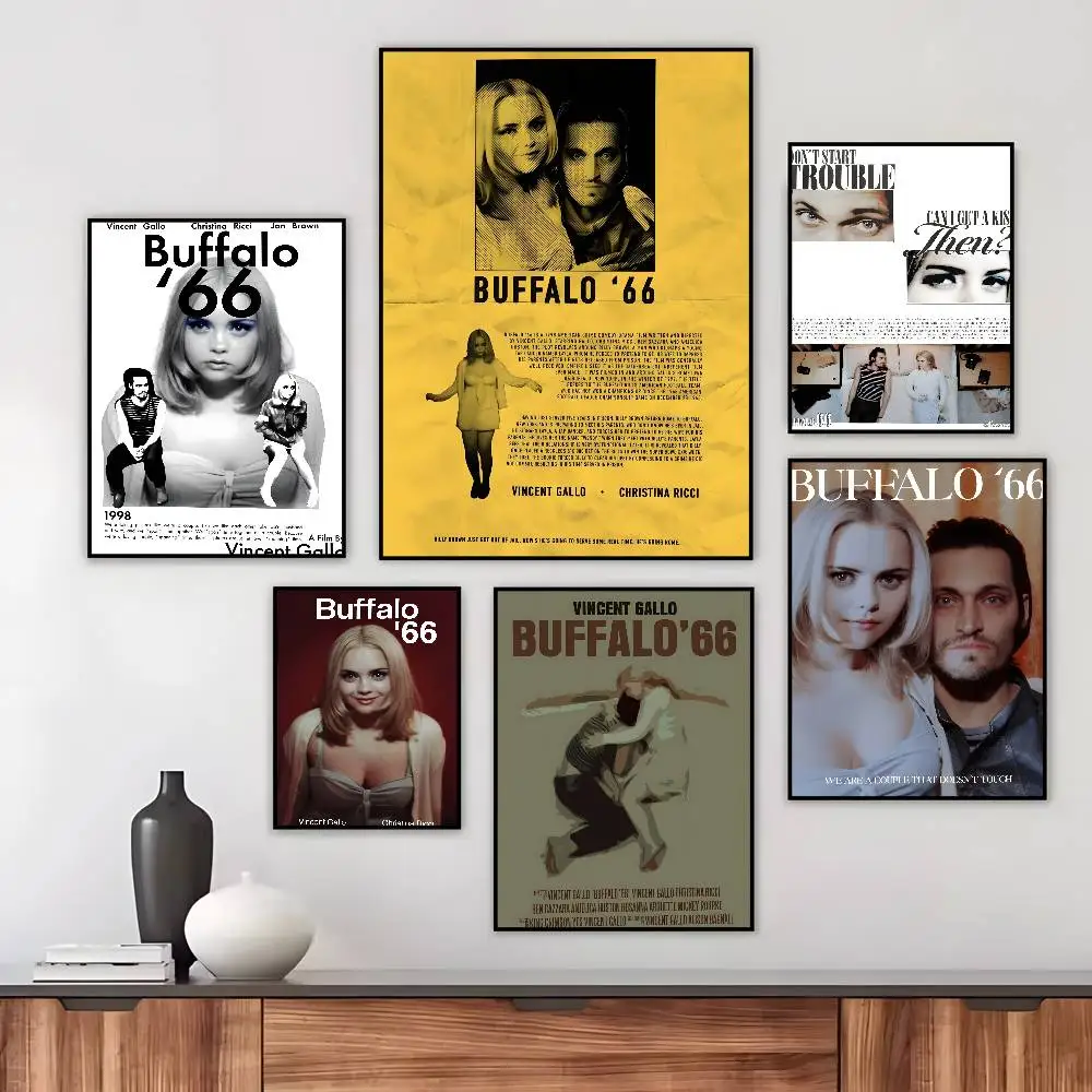Buffalo 66 Classic Movie Poster Art canvas HD aesthetic Printing Paper Wall Art for Living Room Bar fashion Home Decor