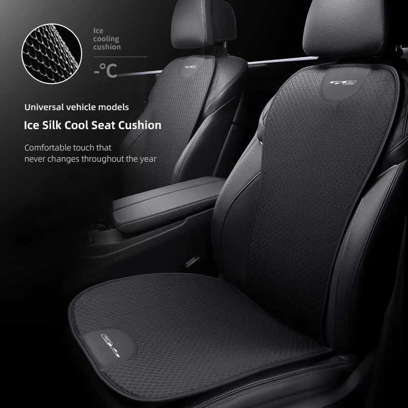 Auto Sitz Pad Rückenlehne Matte Eis Seide Flachs Sitzkissen Abdeckungen Für GT-Line Kia Sportage Ceed Rio Picanto Sorento soul Cerato Venga