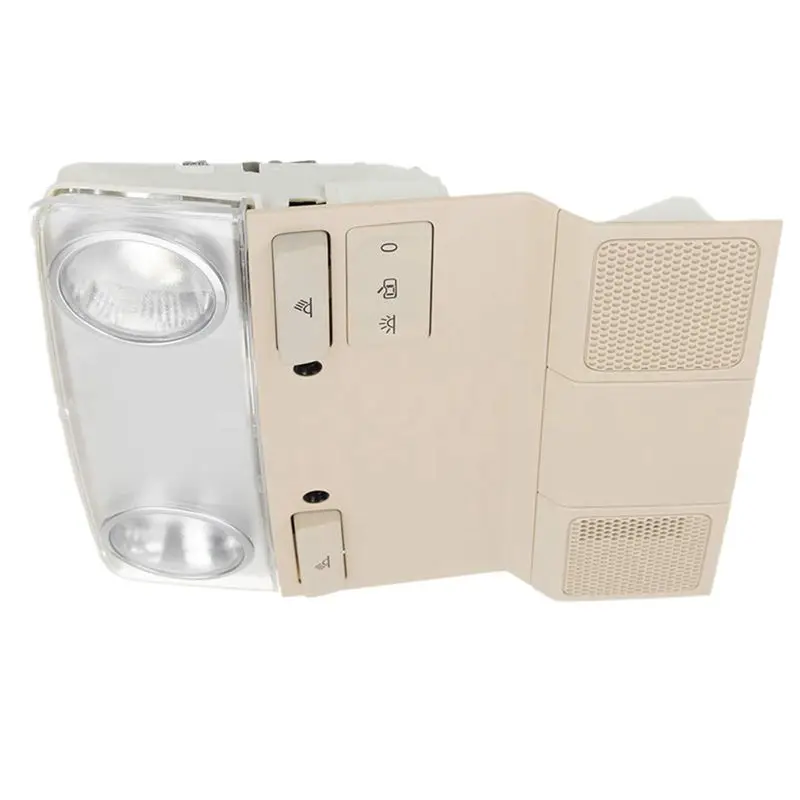 Beige Roof Reading Light With Spotlight Assy 1K0947105P 1KD947105B For VW For CC Jetta Golf V 5 6 Passat Tiguan Ceiling Lamp