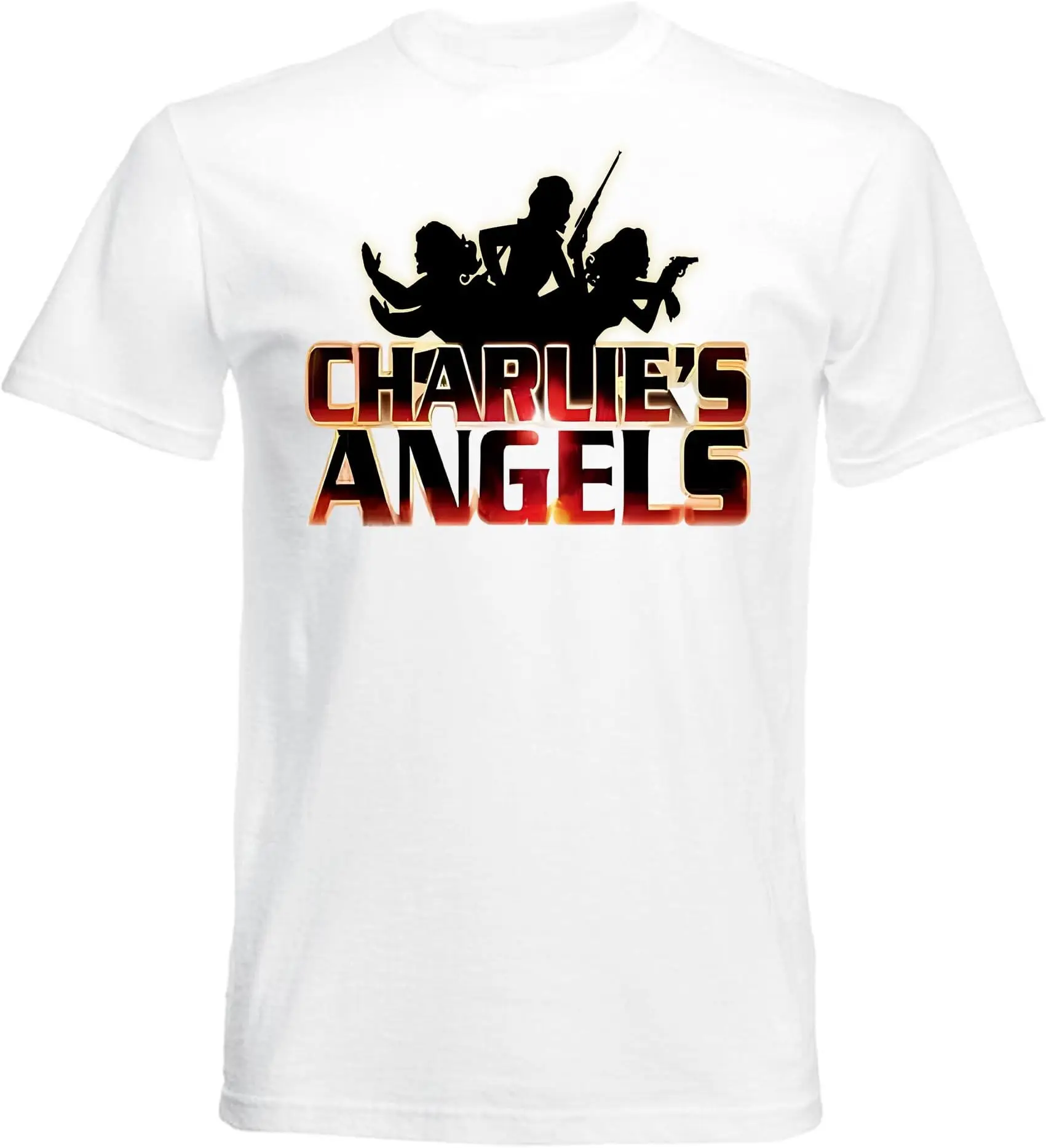 Charlie_s Angels TV Show Movie T Shirt Meme Funny Top  Tees Y2K tops Unisex Summer Short Sleeve