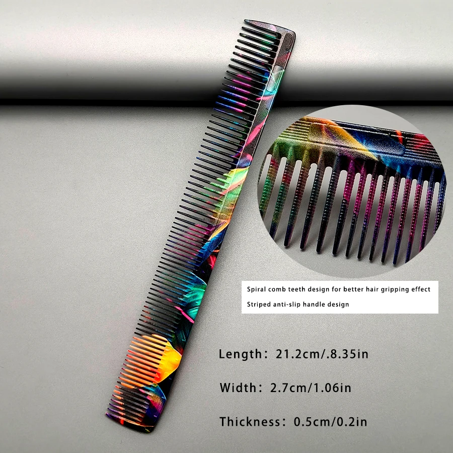 6-teiliges Friseurkamm-Set, Professionelle Styling- und Schneidekämme für Friseursalons, Friseur-Spezialkämme zum Haareschneiden, Sechs Kämme für Alle Haarstyling-Anwendungen – Detail 5