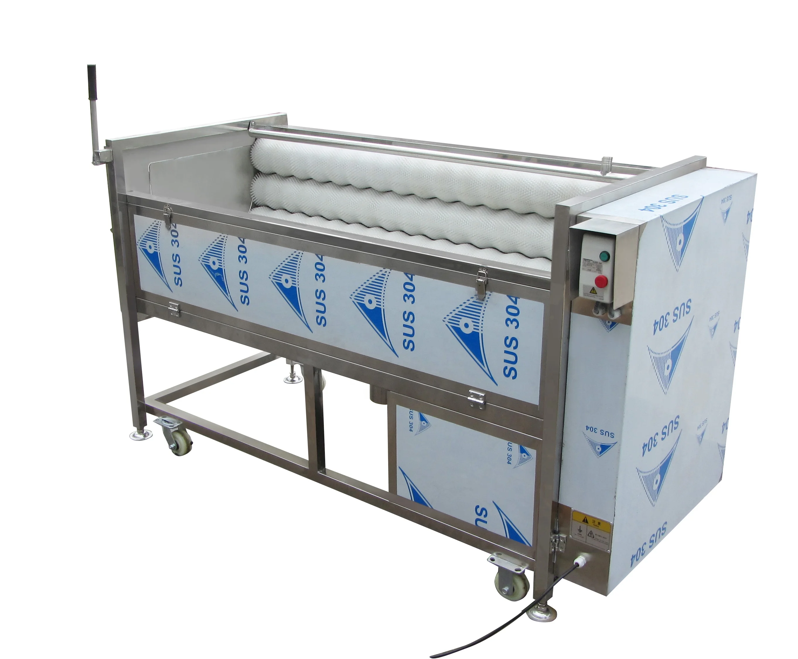High Efficiency New Brush Type Potato Fruit Peeler Gear Engine Motor with Bearing for Restaurants Farms Manufacturing Plants