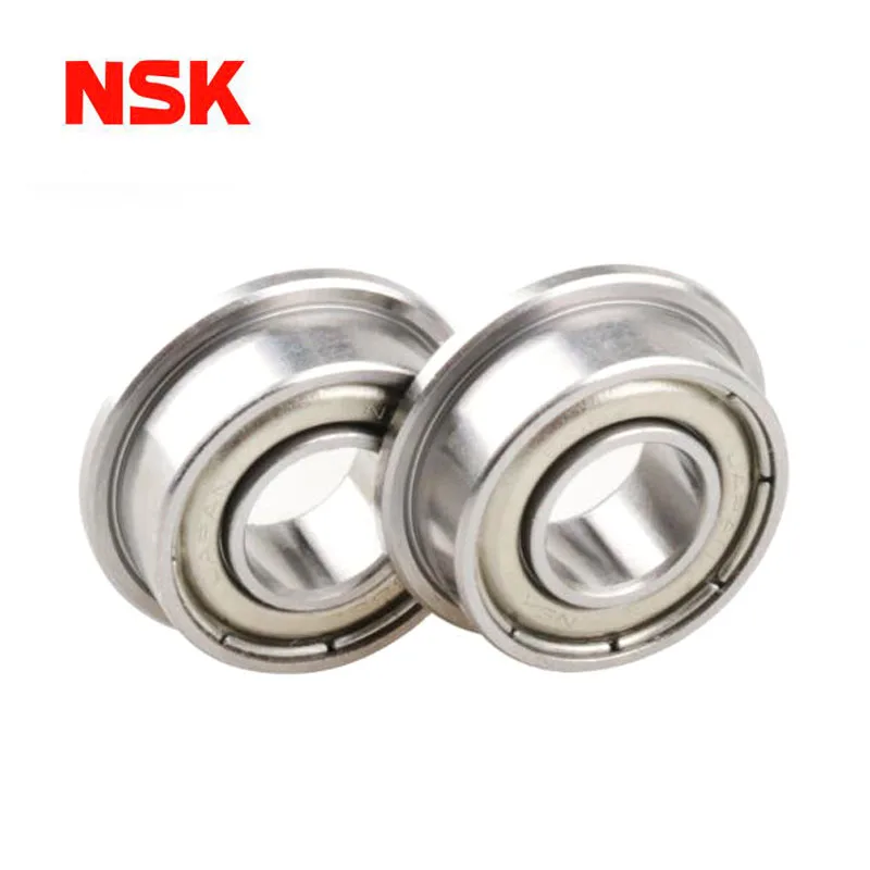 Japan NSK MF52ZZ MF62ZZ MF63ZZ MF74ZZ MF83ZZ MF84ZZ MF94 MF95Z Miniature Flange Bearing Thin Wall Metal Shielded Flanged Bearing