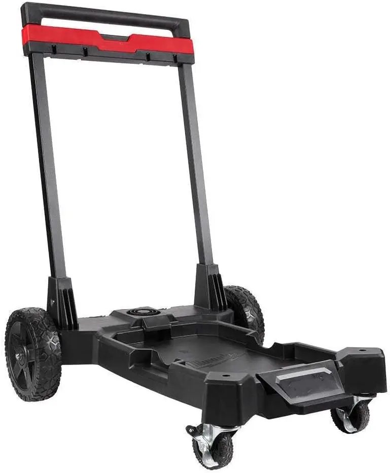 Wet/Dry Vacuum Cart, For Milwaukee 0933-20 Premium Wet/Dry Vacuum Cart，Front Foot Pedal On The Cart Allows For Easy Tank And