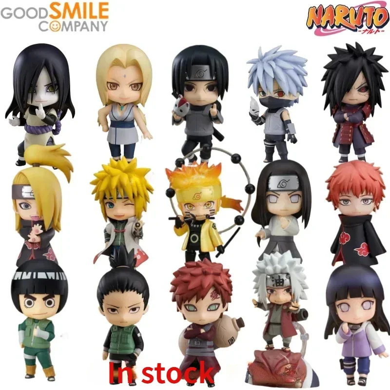 In stock Good Smile Nendoroid Naruto GSC Gaara Uzumaki Naruto Sasuke Orochimaru Itachi Jiraiya Kakashi Madara Rock Lee Doll Toy