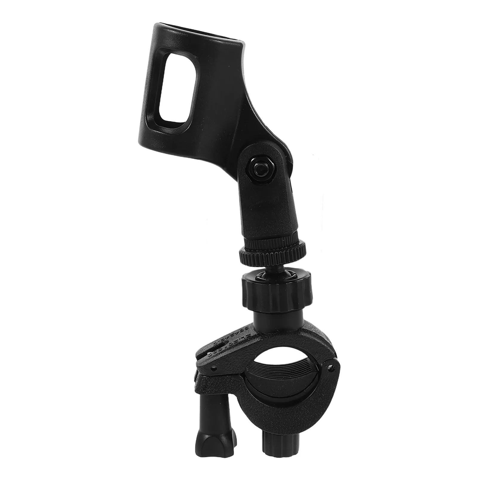 Adjustable Mic Stand Clamp Trumpet Microphone Mount Fits 10-25Mm Tube 25-40Mm Degree Rotatable Clip Holder Studio Stage