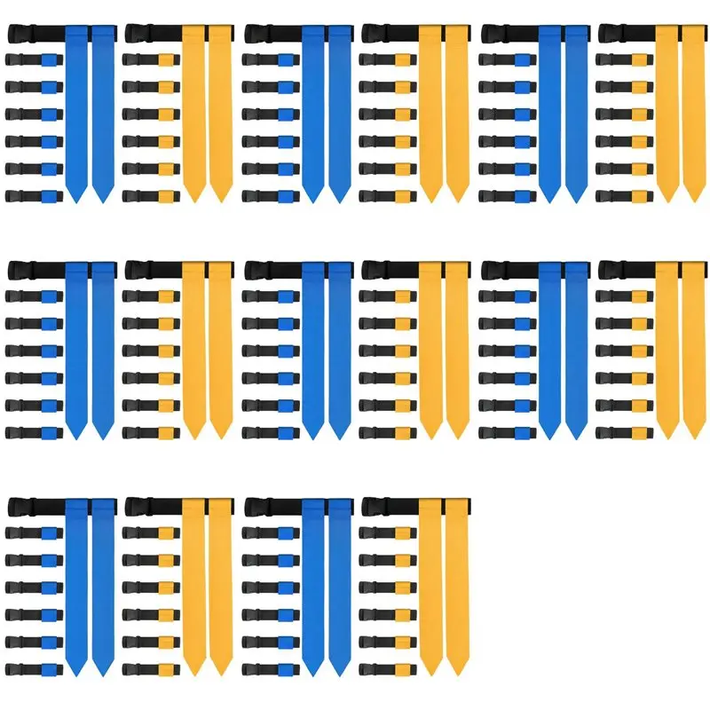 

A57T Flag Football Belts, 112 Player Adjustable Flag Football Set For Sports Training Competition