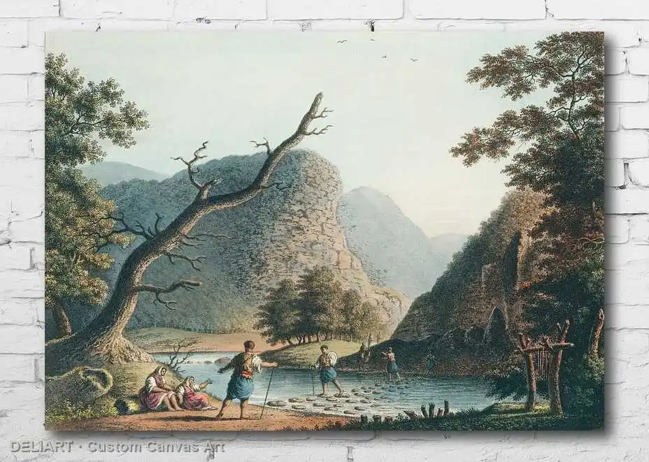 Ottoman Vintage Travel - Mount Balkan - Canvas Wall Art Poster Print Vintage Home Decor Unframed
