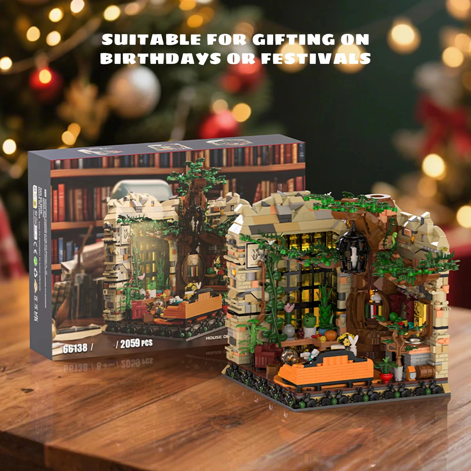 

Hot Common Room House Building Blocks Creative Movie Scenes Modular Technology Construction Architecture Toys for Kids Gifts