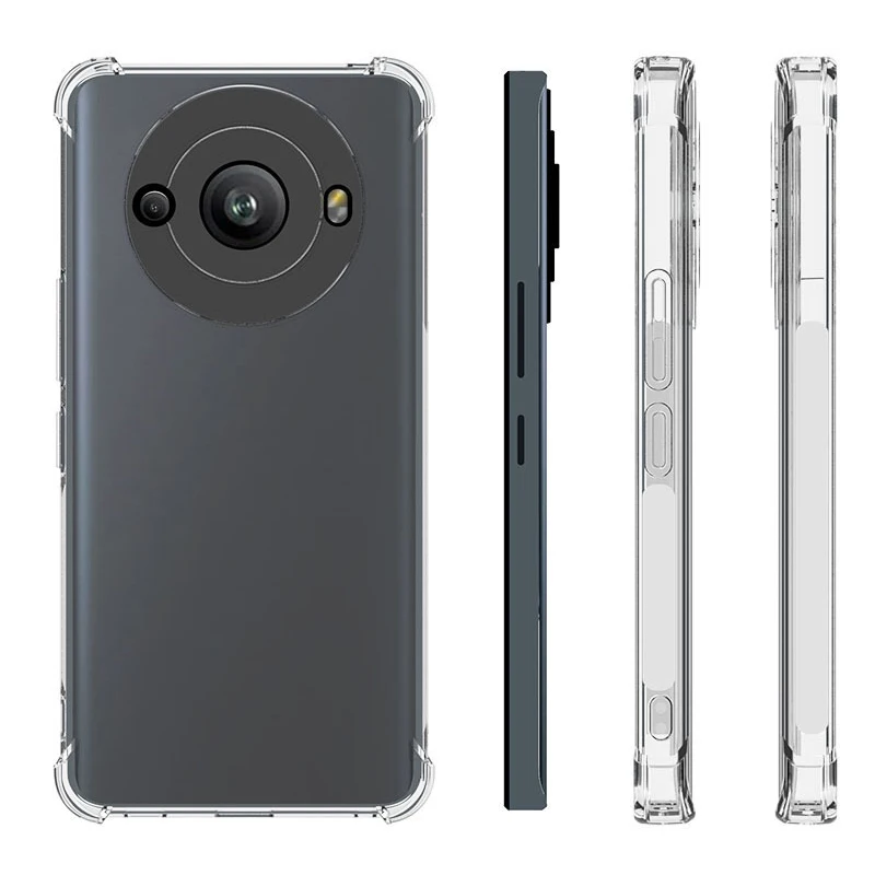 Leitz Phone 3 Phone3 5G Hülle, Luftpolster, stoßfest, Airbag, Silikon, TPU, Rückseite, transparent, weiche Hülle für Leitz Phone 3 Phone3 5G