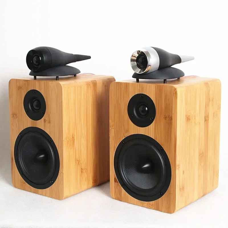 2 pcs Speaker external top tweeter HIFI external independent tweeter 25mm core black bright silk film treble