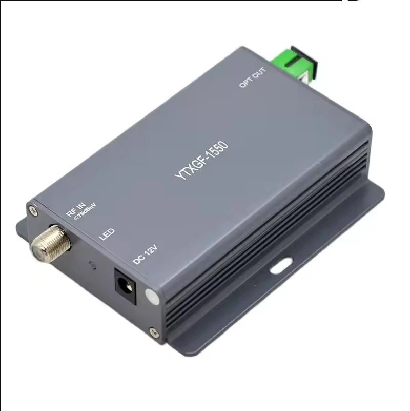 New 1550nm Optical Fiber Transmitter, 1550nm CATV Optical Transmitter With SC/APC Connector RF Input With LCD Display