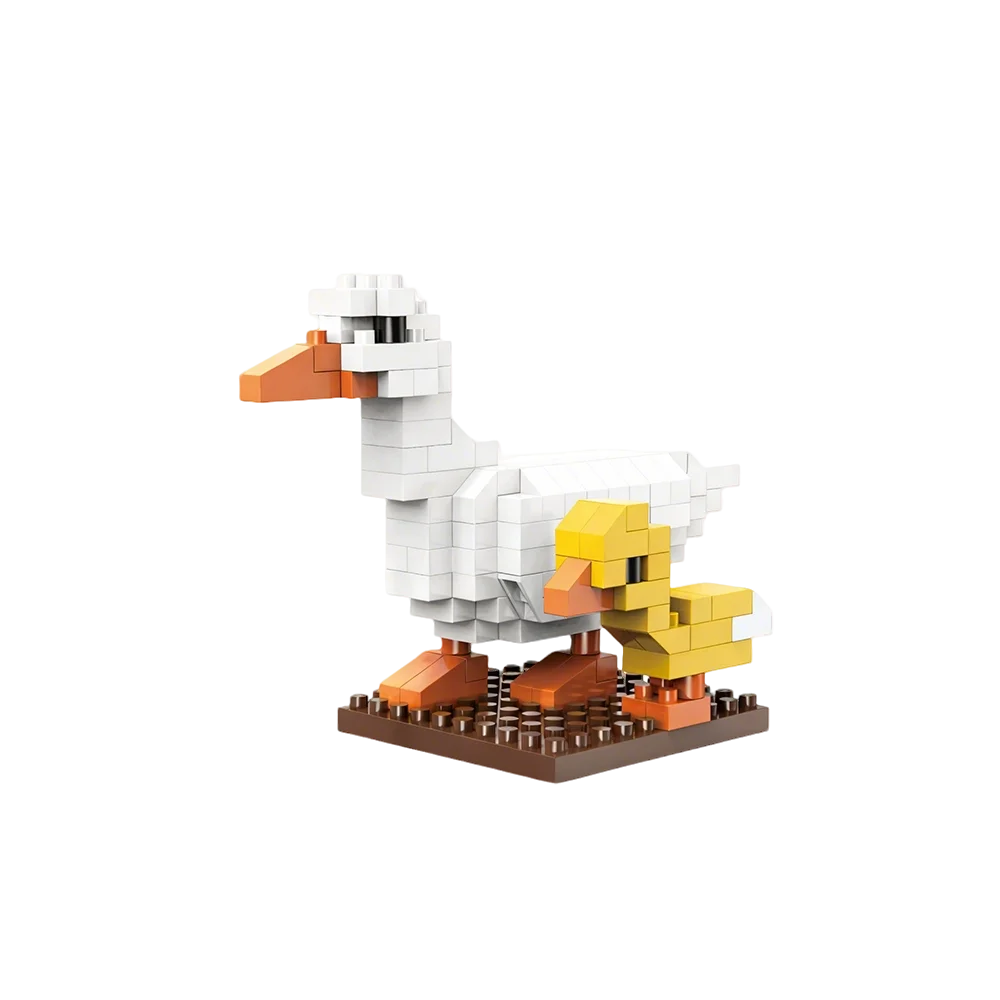 Xplore Animal Paradise Micro Mini Blocks Set,Wildlife Models, Educational Interactive Toy, Desktop Decor Birthday Gift for Kids
