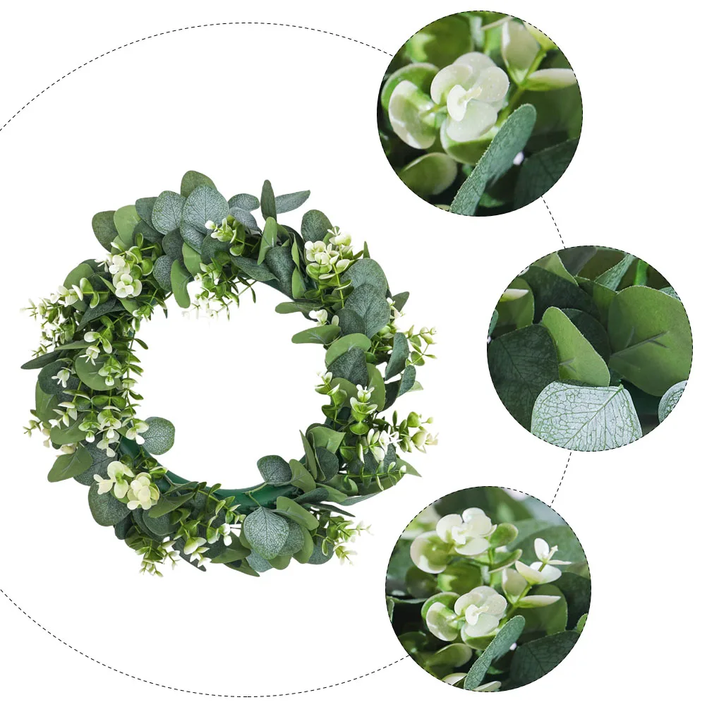 

Artificial Garland Flower Garlands Simple Wreath Decor Plastic Summer Wreaths Front Door Hanging
