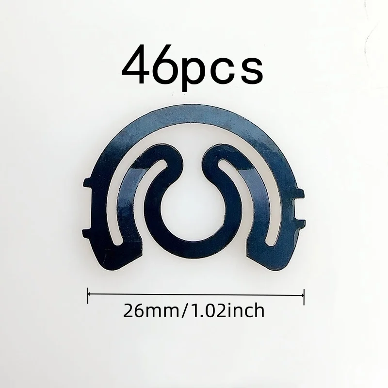 46 pcs 26mm Bobbin Spring Plate, Precision Steel Spring, suitable for Industrial Sewing Machine, Anti-Thread Tangling