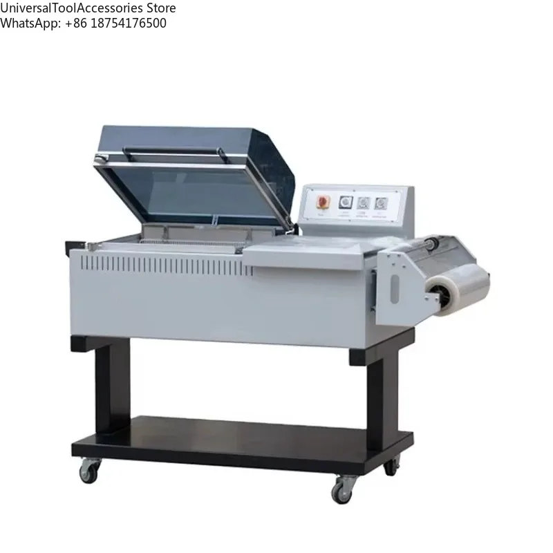 FM5540 2-in-1 Electric Semi-Automatic Heat Shrink Wrapping Machine Box Packaging Equipment for Business & Industrial Use