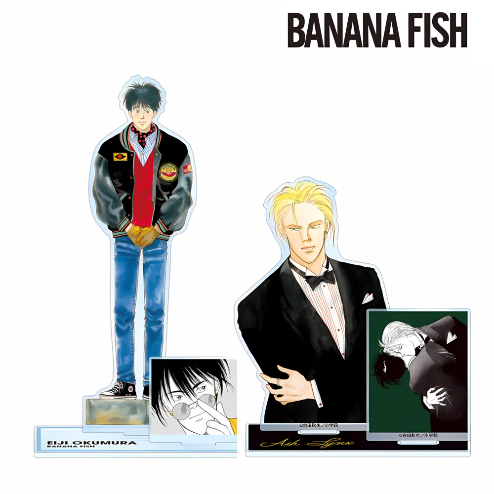2026 New Anime Banana Fish Acrylic Stand Keychain Ash Lynx Okumura Eiji Cartoon Figure Desktop Decor Kawaii Fans Gift Merc view 6