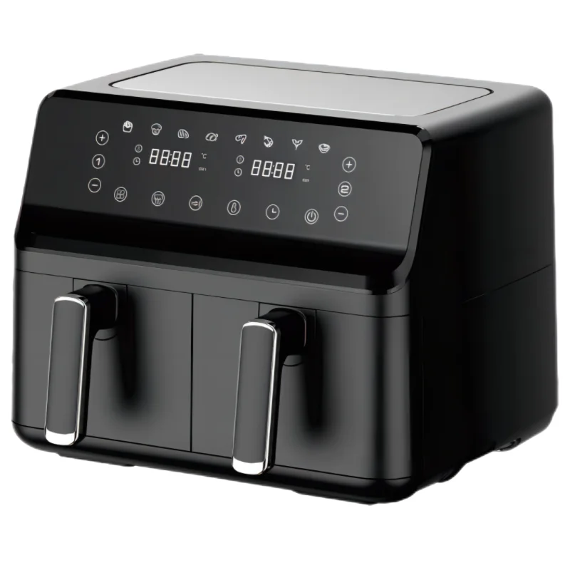 Intelligent Double Air Fryer Digital 5.5 Liters + 3.5 Liters Capacity Multifunctional Air Fryer