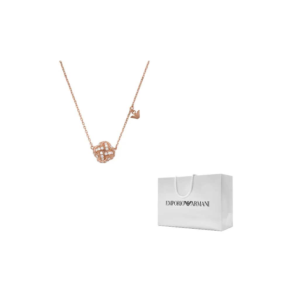 

EMPORIO ARMANI Silver Necklaces Women's Rose Gold EG3537221