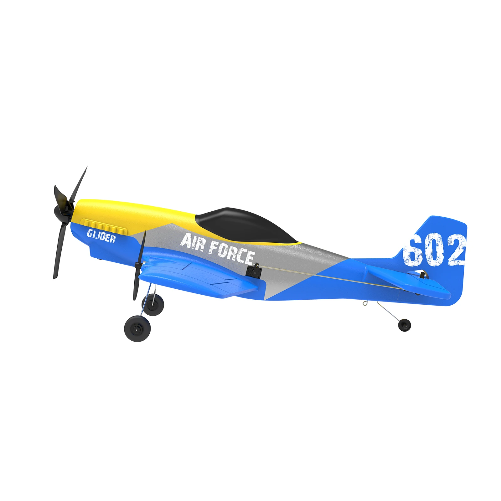 Avión de Control remoto planeador RC, espuma EPP, 3 canales, alta eficiencia, 2,4 GHz, avión planeador RC con giroscopio incorporado para niños, avión RC