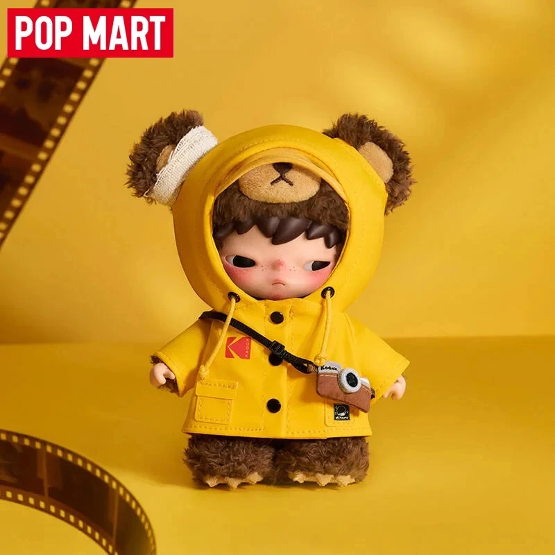 POPMART Kodak × Hirono ぬいぐるみ POPMART Hirono X Kodak Click Ursinho Fofo de Pelúcia Pingente