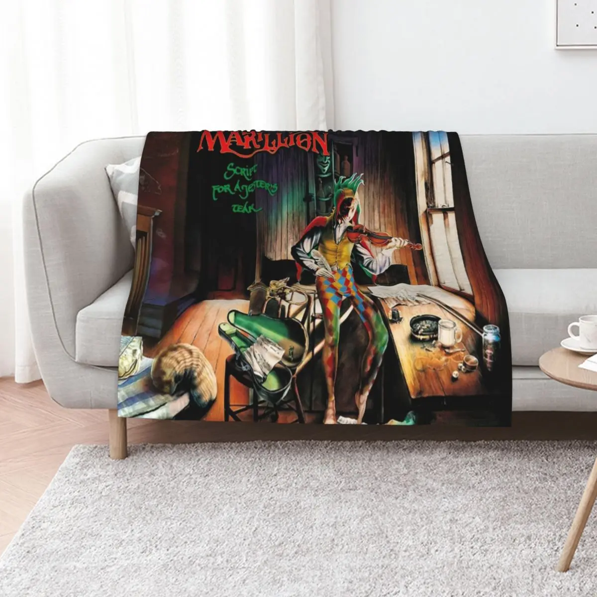 

Marillion: Script For A Jester's Tears Throw Blanket Nap heavy to sleep Stuffeds for sofa Blankets