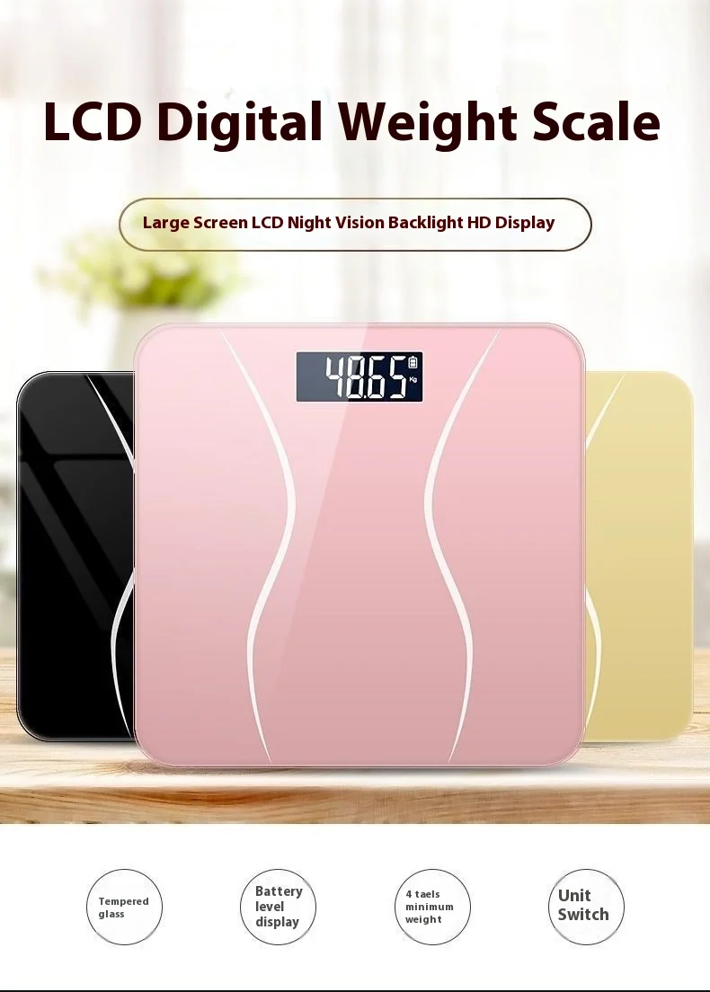 

Smart Electronic Scale Body Weight Home Health Human Scale Adult Weight Electronic Scale for Fitness And Wellness